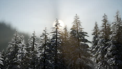 Dramatischer-Wintersonnenaufgang-In-Den-Bergen