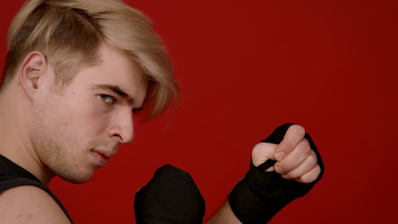 남자 권투 훈련