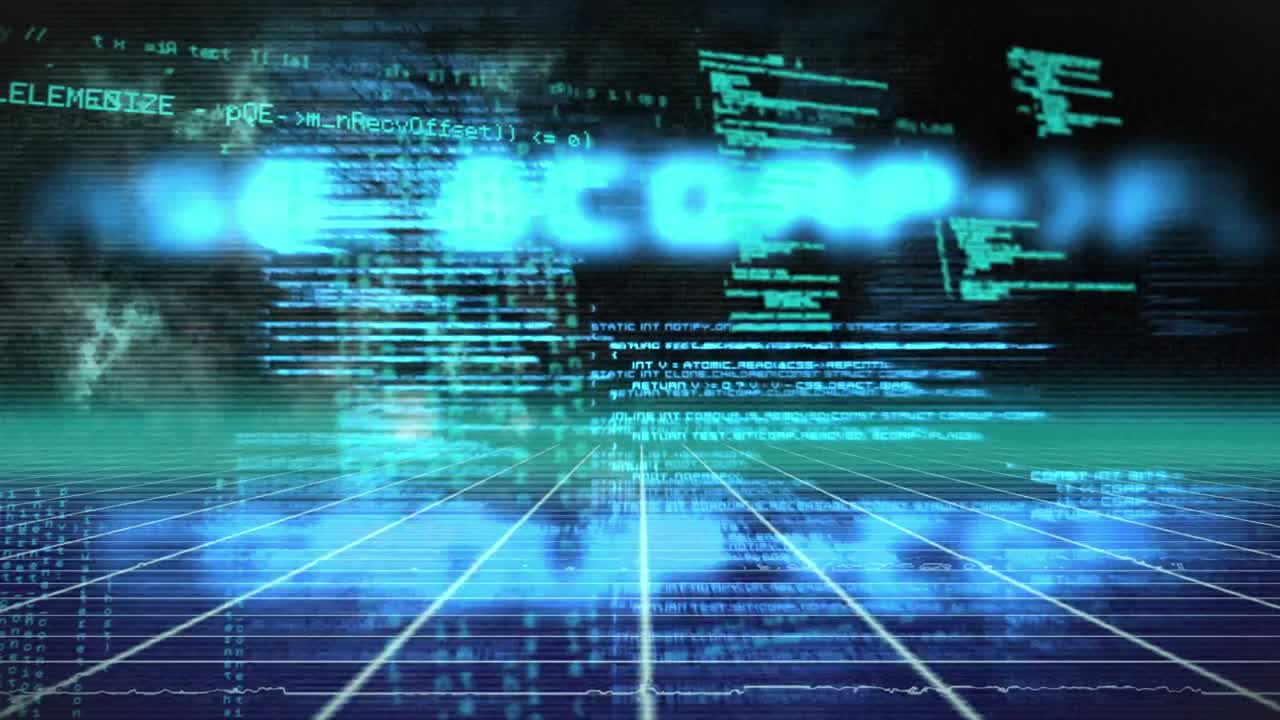 Animation of data processing over grid