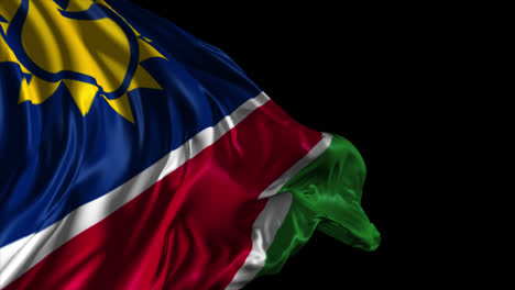 namibia flag waving