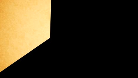 una hoja de papel se despliega sobre un fondo negro