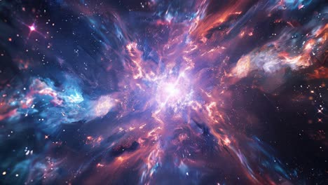 абстрактная космическая туманность