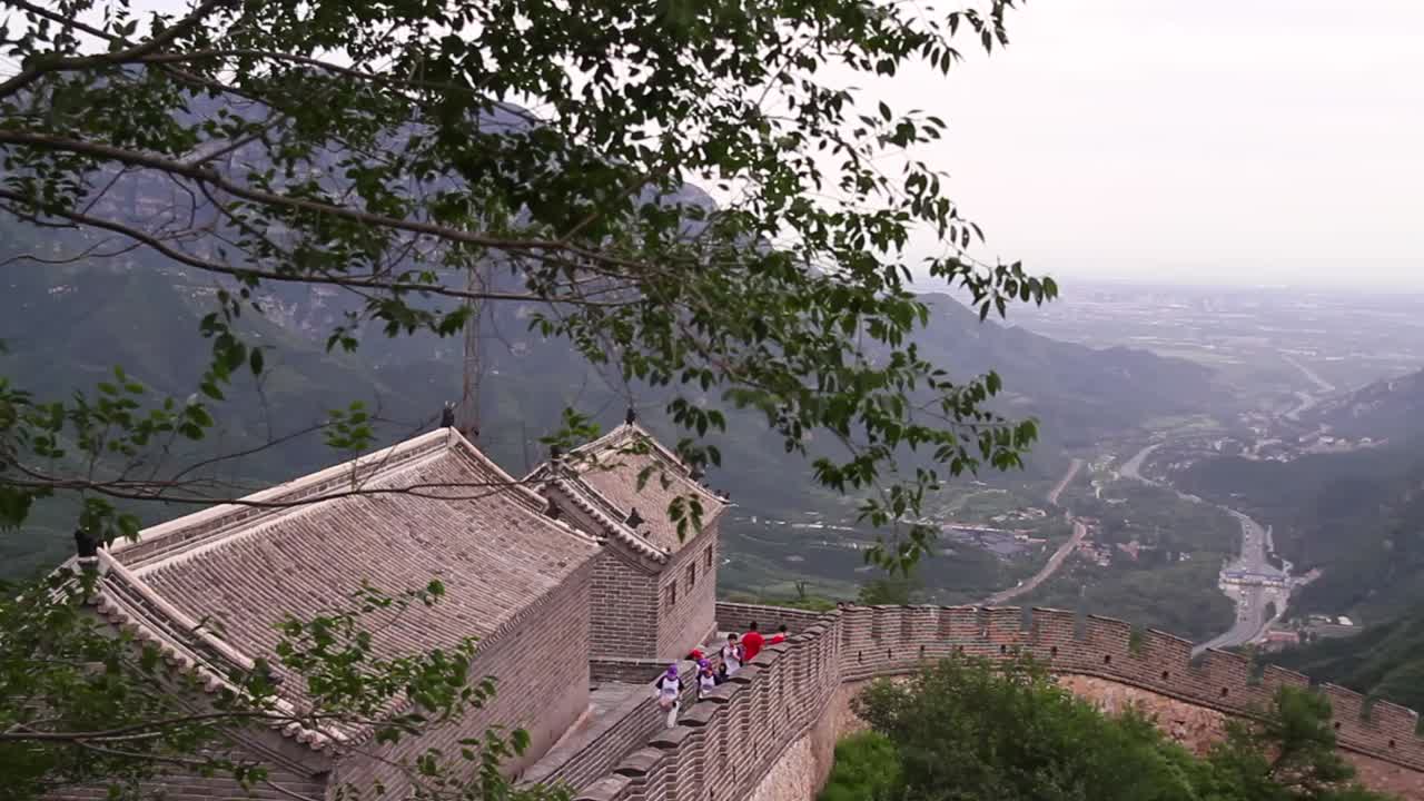 view from the Great wall beijing china