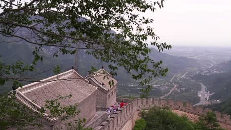 view from the great wall beijing china