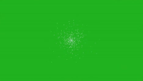 snow trail green screen motion graphics