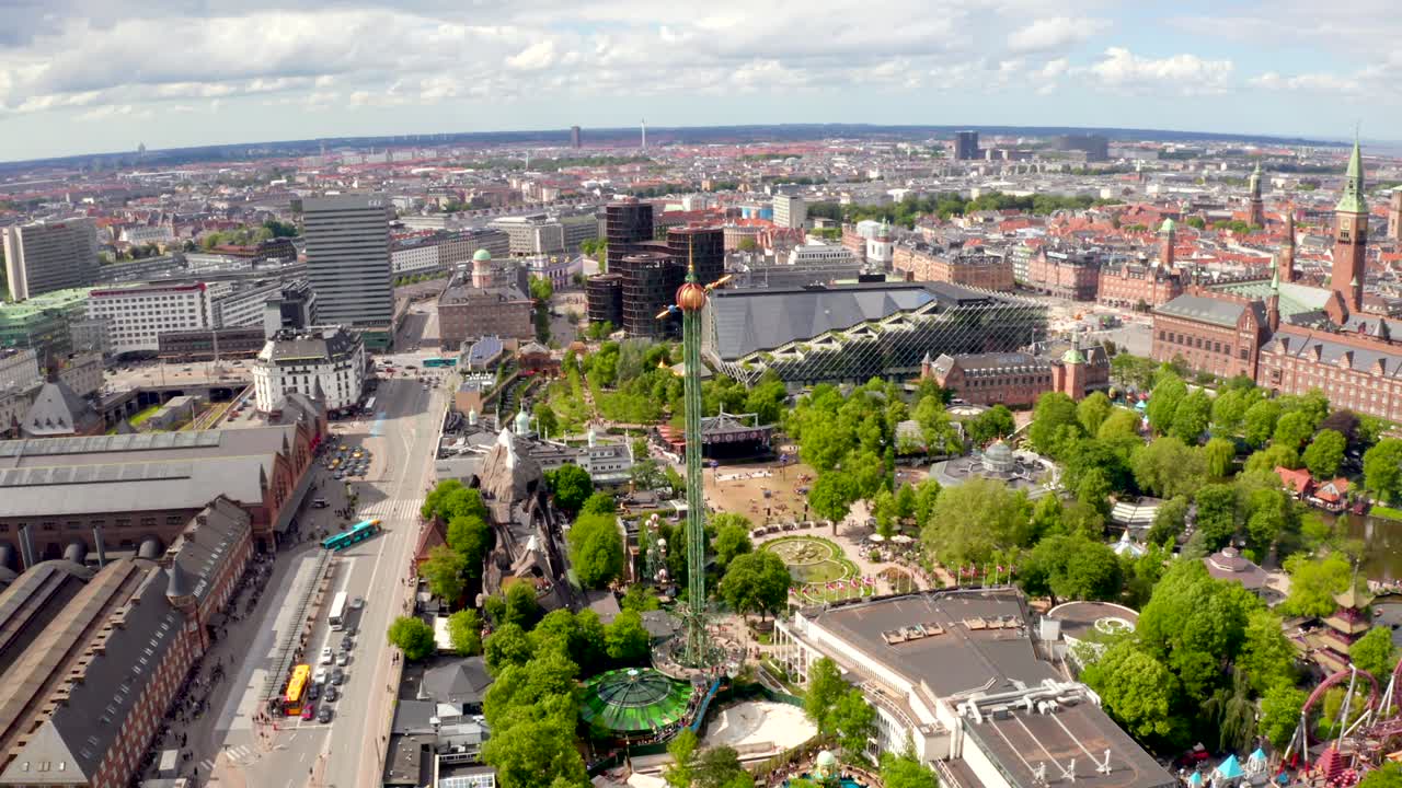 코펜하겐의 공중 풍경