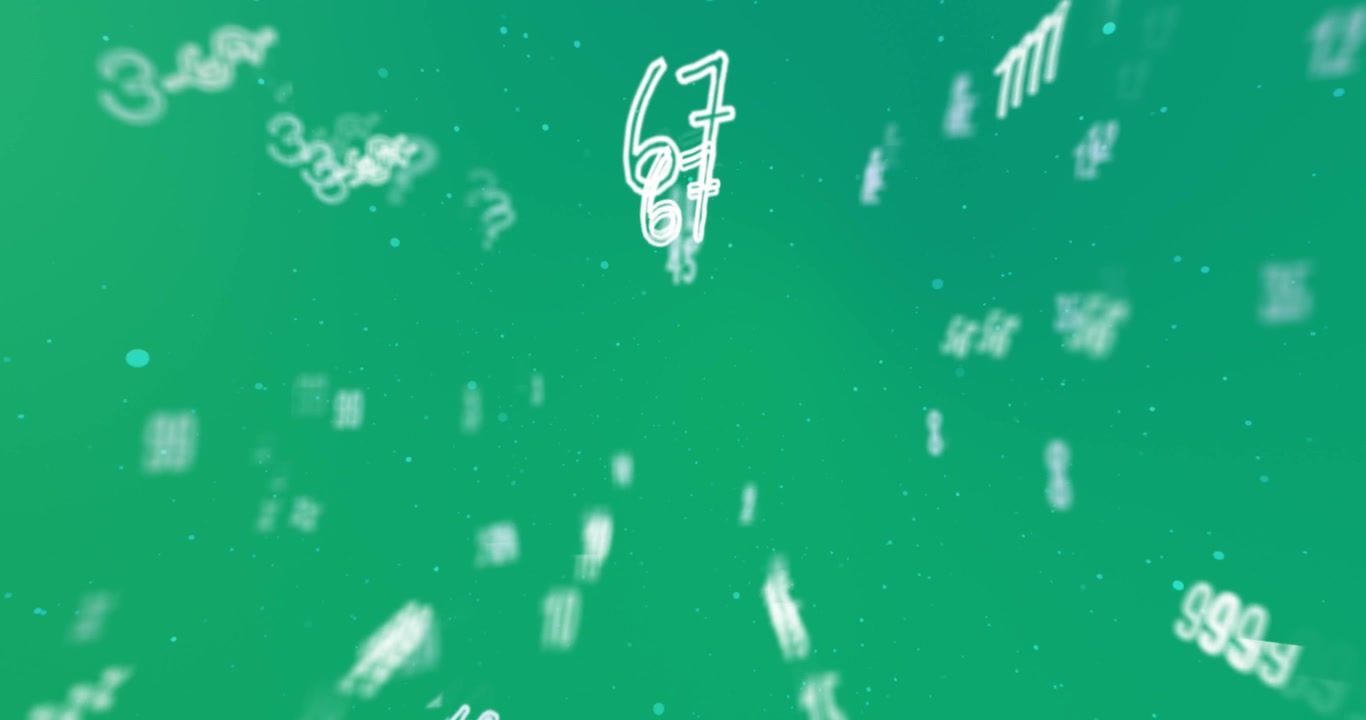 Animated letters and numbers flow against a blue backdrop, symbolizing data movement.