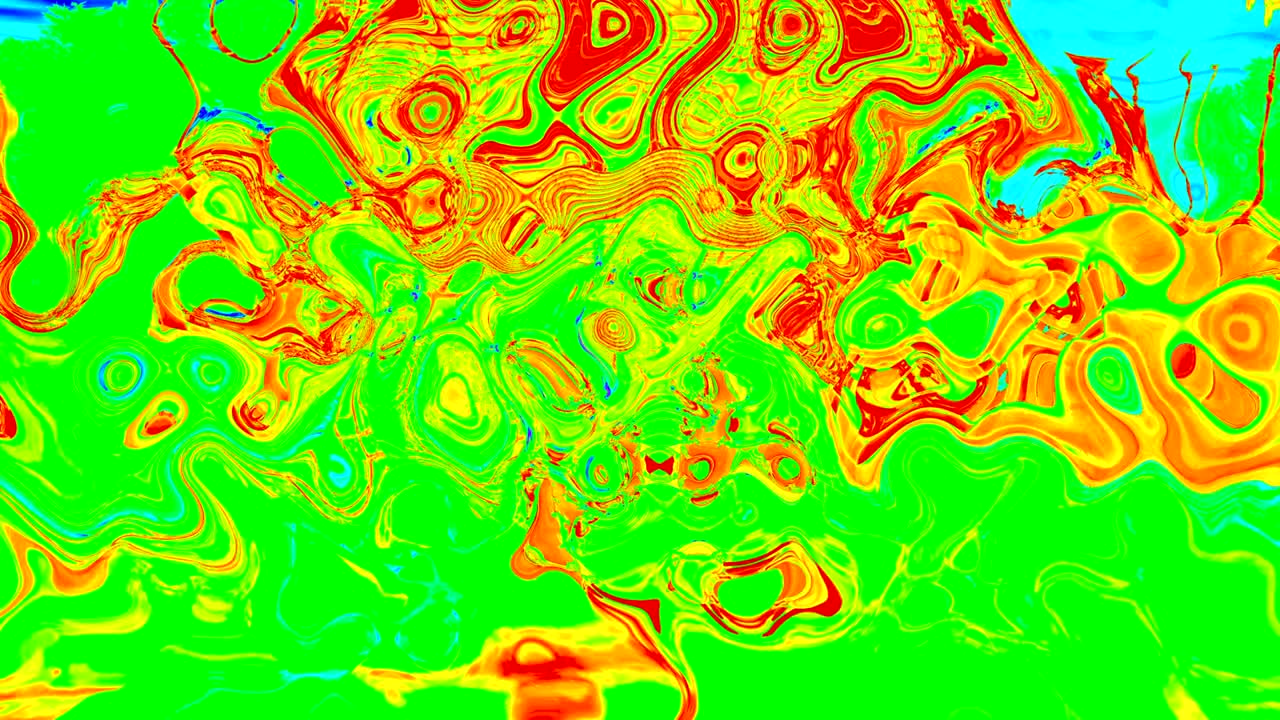 Abstract background with psychedelic art