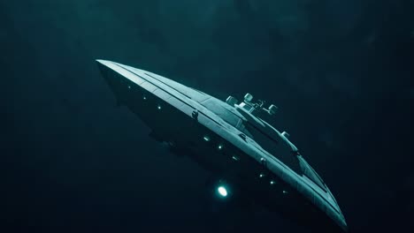 submerged alien spaceship