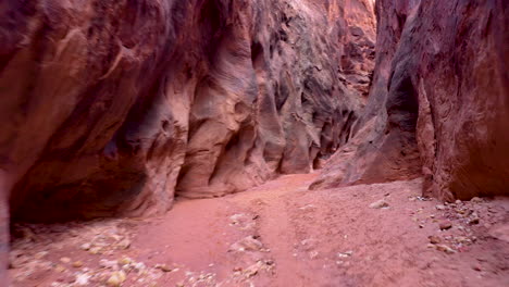 buckskin gulch slot canyon utah, exploring aerial view deep inside slot canyon