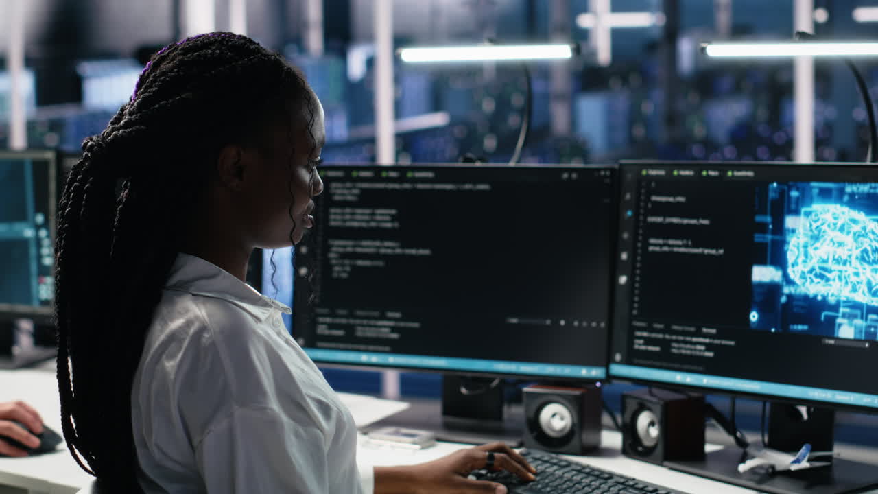 Data Center System Administrator Working On Neural Network Tech