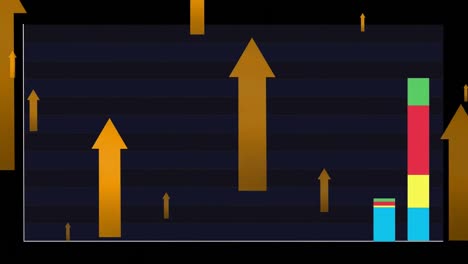 Animation-of-data-processing-over-arrows