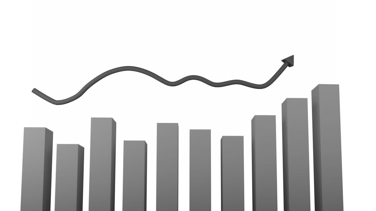 Chart showing changing statistics