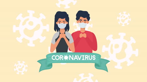 people wearing masks during coronavirus pandemic