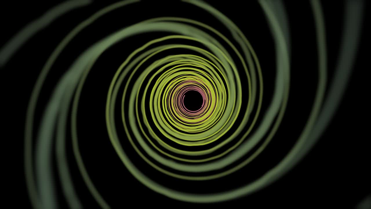 Endless neon spirals