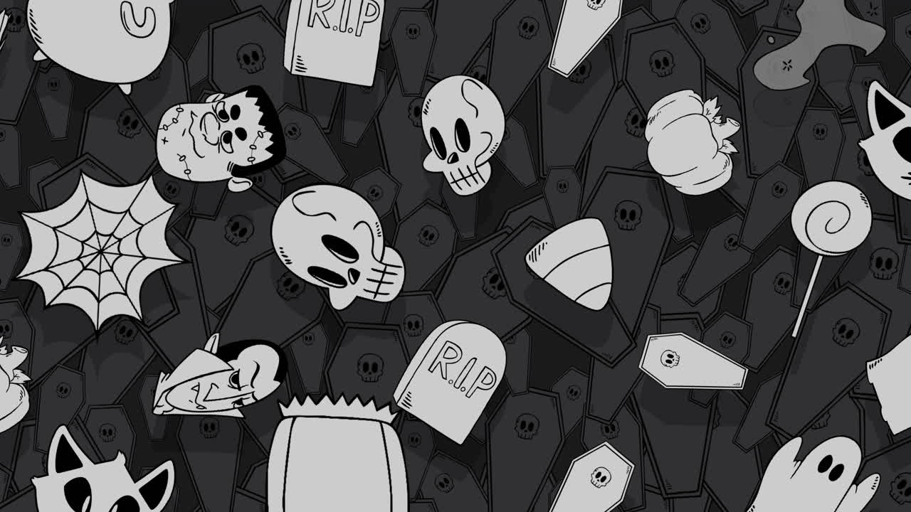 호박 1 할로윈 배경 애니메이션