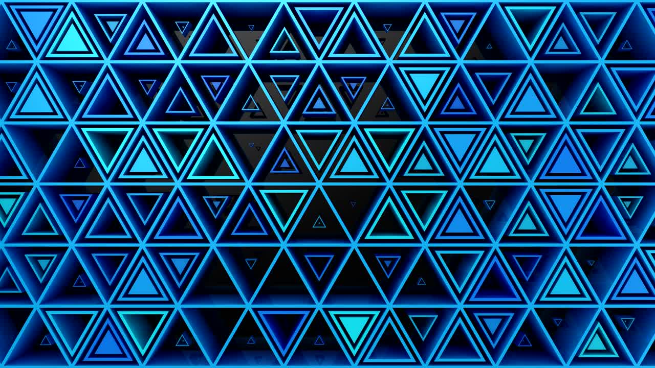 el fondo de los triángulos