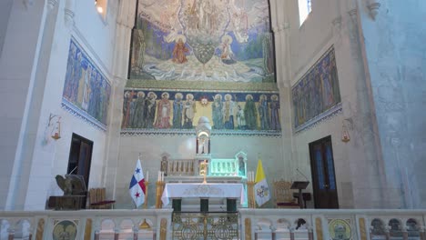 interior of saint francis of assisi church in casco viejo, panama city, panama