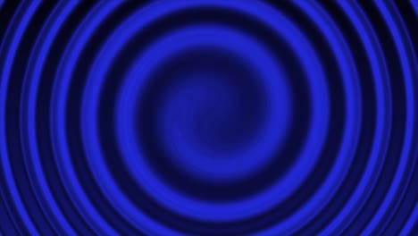 hipnótico azul ondulado y giro blak en una animación de bucle de fondo oscuro. renderización 3d. 4k, resolución ultra hd video de stock