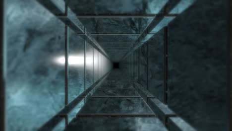 futuristic tunnels loop – reflecting