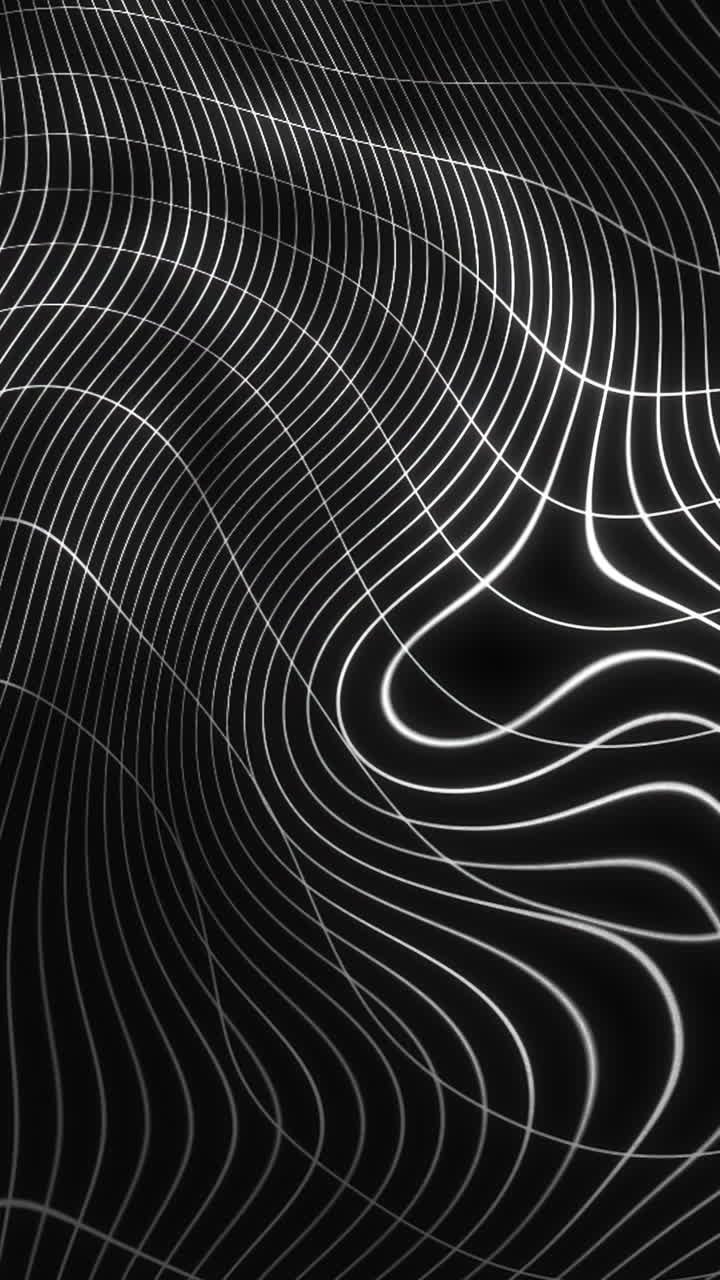 Abstract Grid Wave Pattern