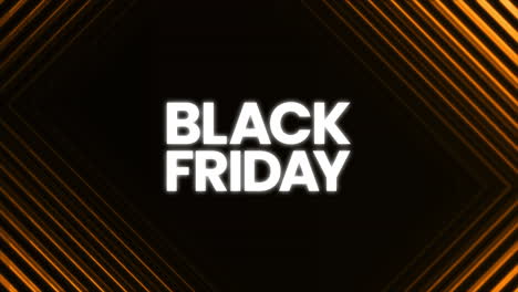 Black-Friday-Grafikelement-Mit-Eleganten-Orangefarbenen-Neonlinien