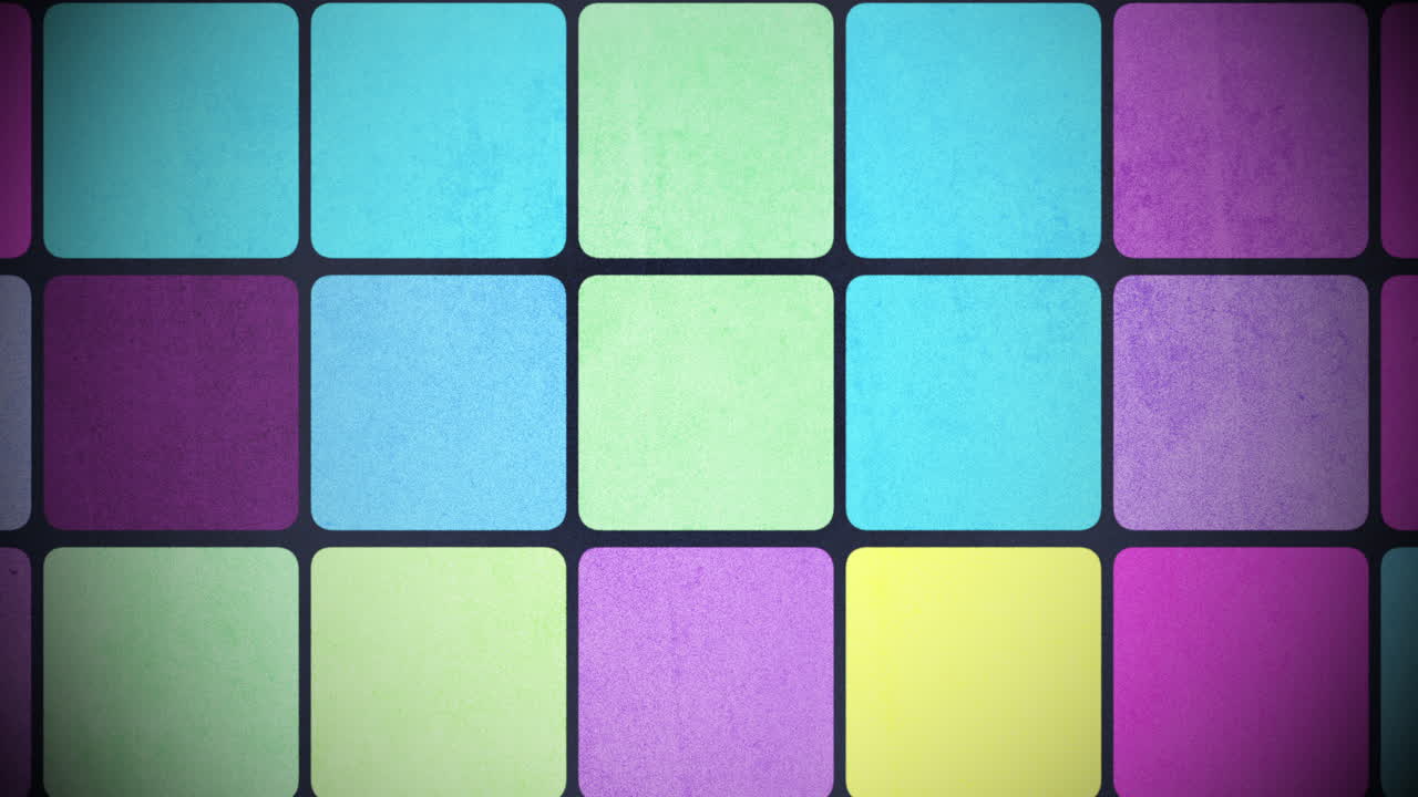 모션 다채로운 사각형 패턴 16