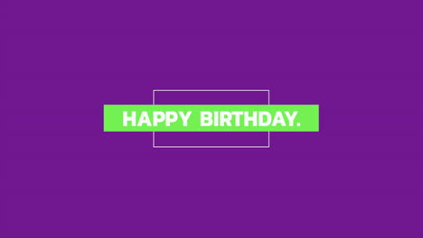 Diagonal-green-Happy-Birthday-on-purple-background-for-joyous-celebrations