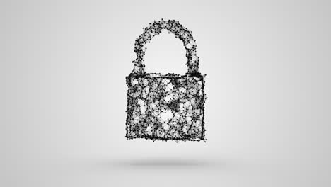 video conceptual de la seguridad de datos de computación en la nube