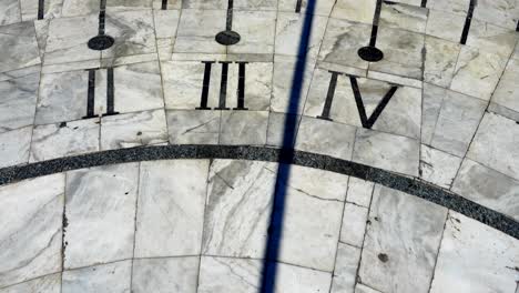 sundial. shooting in the summer. time lapse.