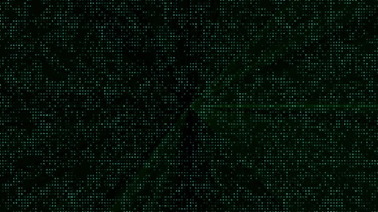4K Square Flickering Particle Graphic Animation Background