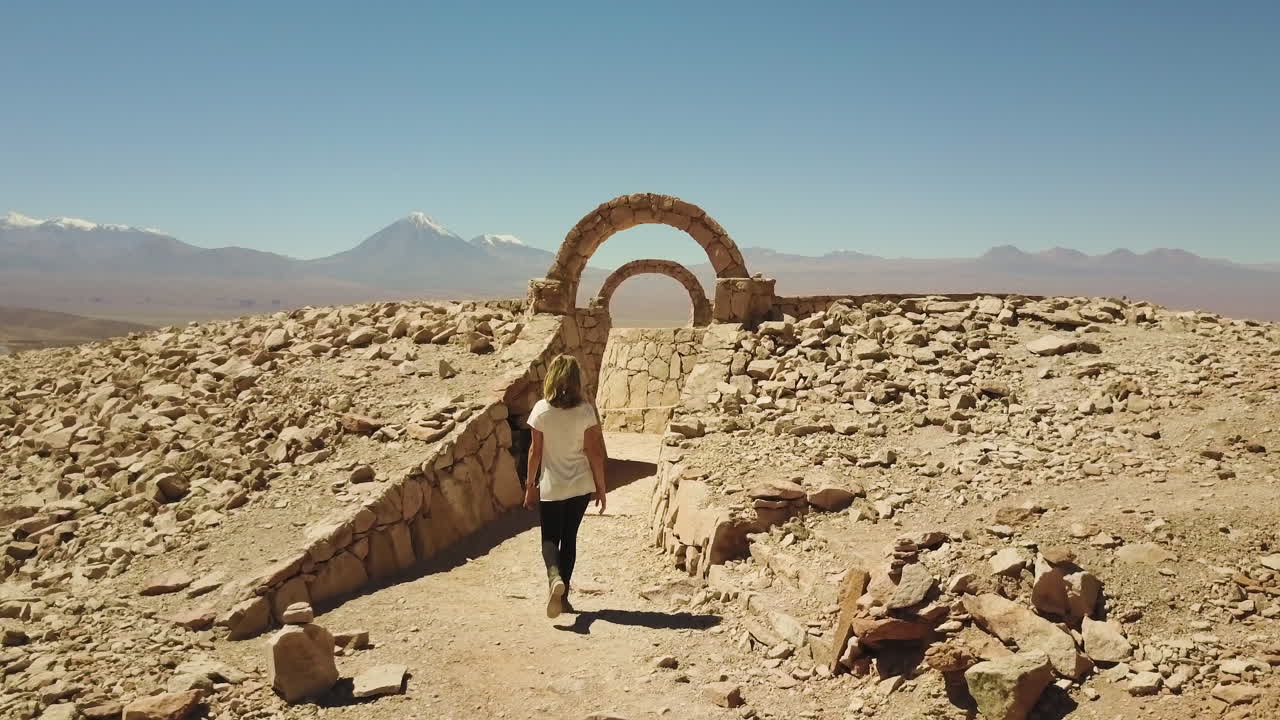 el sitio arqueológico de pukara de quitor en el desierto de atacama