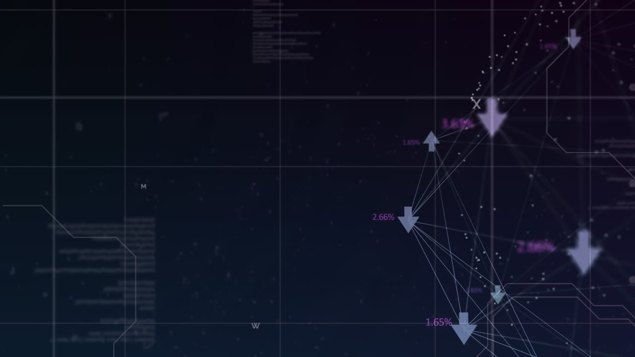 Globe of arrows against data processing