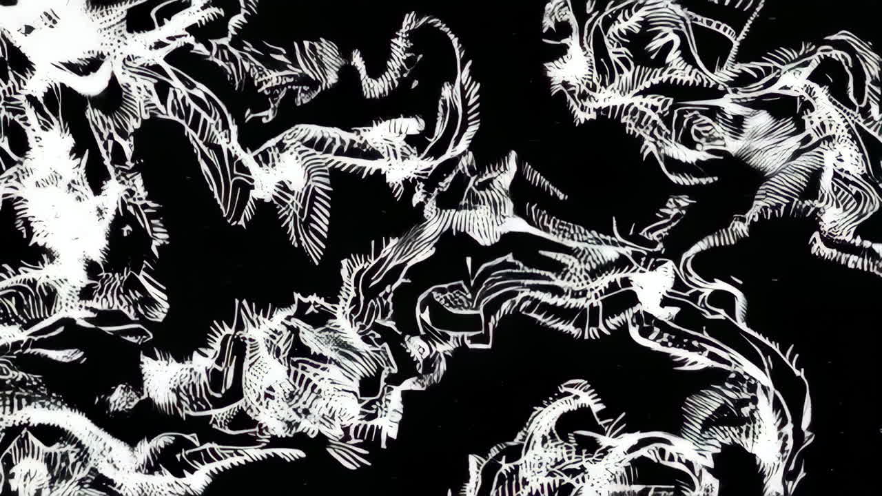 patrón abstracto blanco y negro