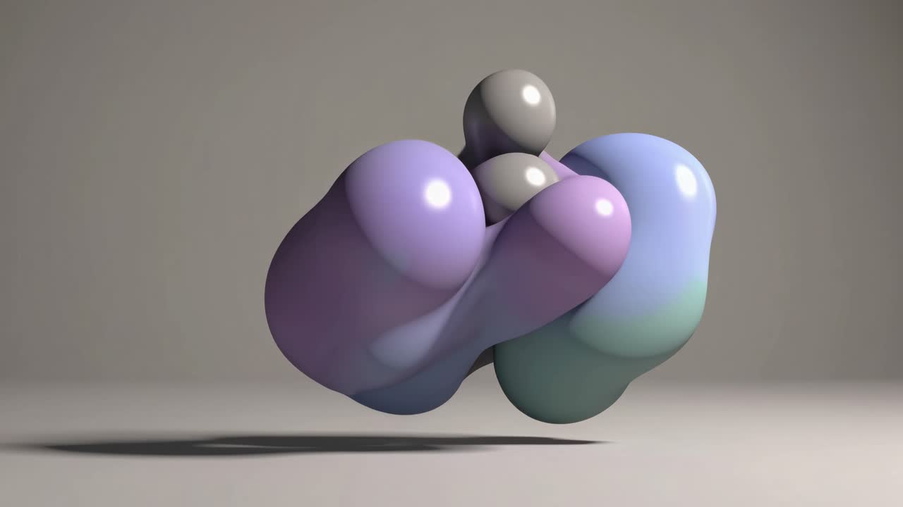 formas renderizadas en 3d abstractas