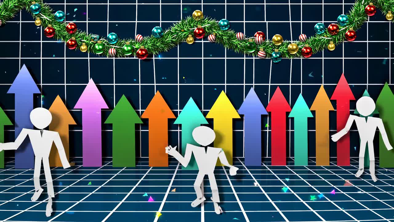 크리스마스 성장 차트 일러스트