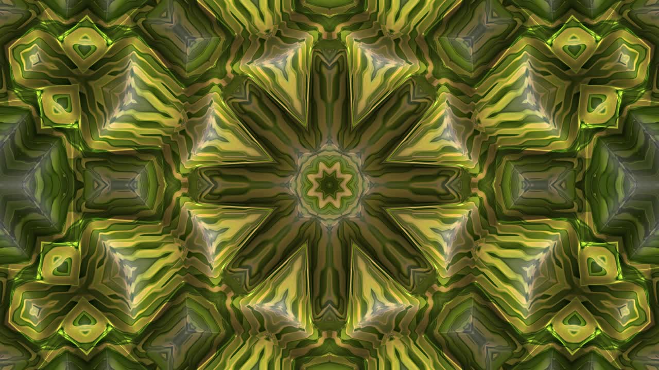 la animación abstracta, el fondo líquido, la hermosa película de pintura digital, la película de fondo abstracto, el video de stock de animación de kaleidoscopio.