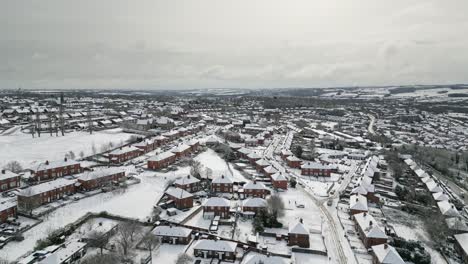 Städtische-Winterszene