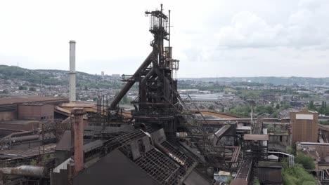 a good view of the oven that was used to burn the copper