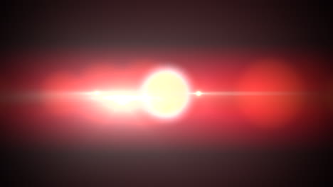 efecto de luz y bokeh redondo en espacio rojo