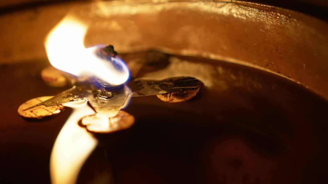 불 불, 오일 램프 불