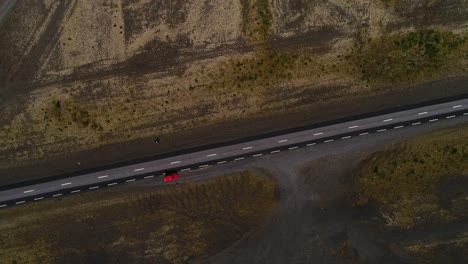 paisajes y autopistas de islandia, tomados con aviones no tripulados