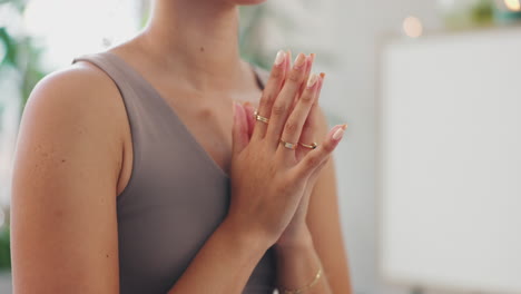 woman in meditation pose