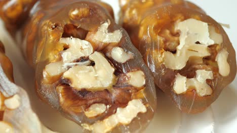 churchkhela with walnuts: a traditional georgian sweet treat