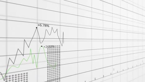 animación de las estadísticas y procesamiento de datos sobre gird