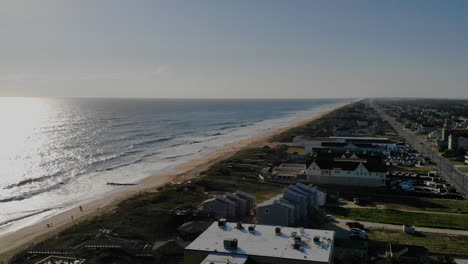 drone-shots-from-Kitty-Hawk,-NC