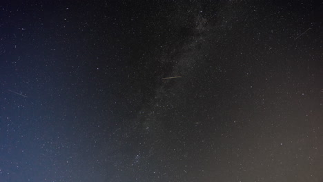 timelapse de la galaxia vía láctea