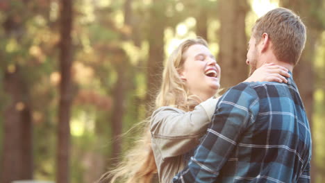 Happy-couple-being-romantic-together