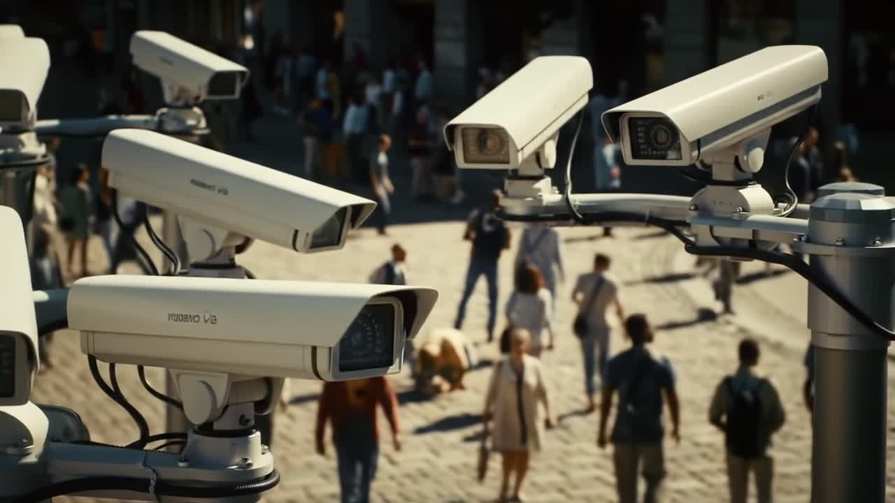Surveillance in Action: The Role of Security Cameras Monitoring Public Spaces and Crowded Areas with Focus on Safety, Privacy, and Urban Life Dynamics