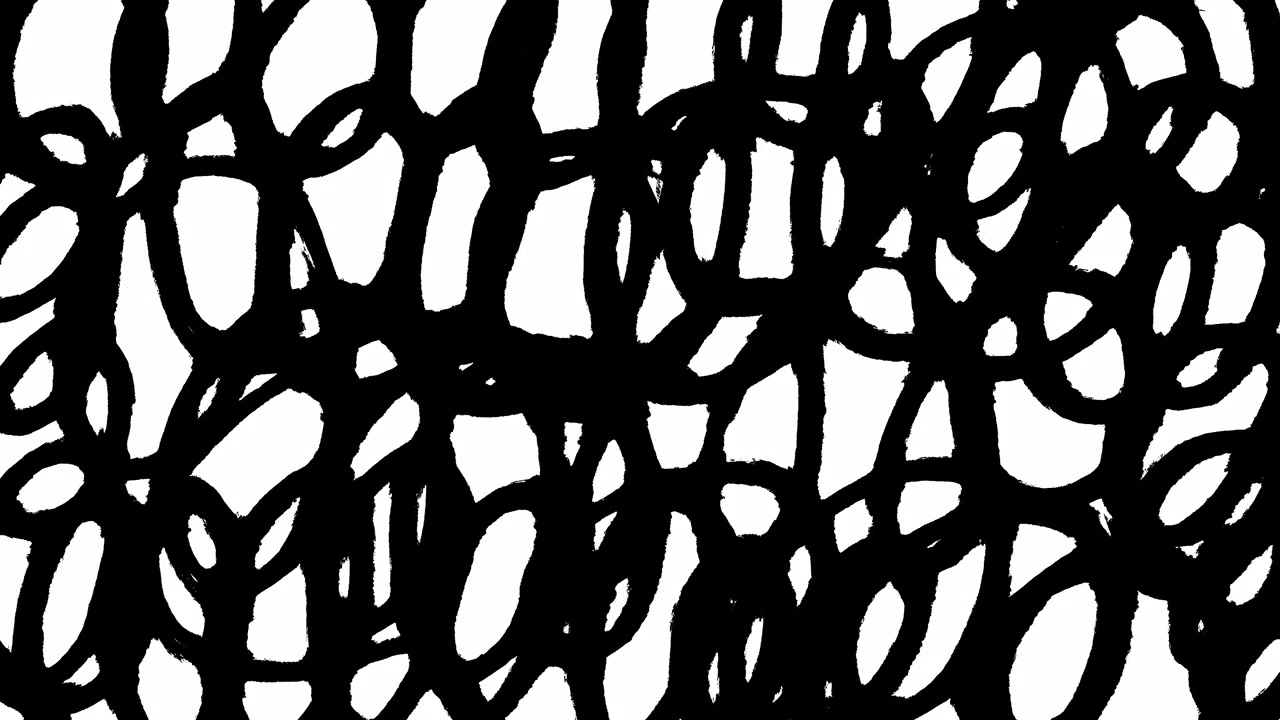 Dynamic Black Scribble Hand Drawn Transition